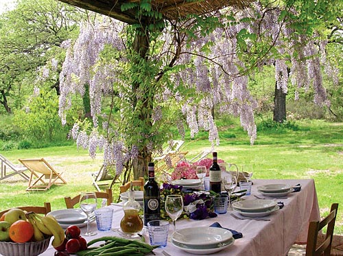 La Selva Giardino del Belvedere - Private Villa in Tuscany - Lunch al fresco